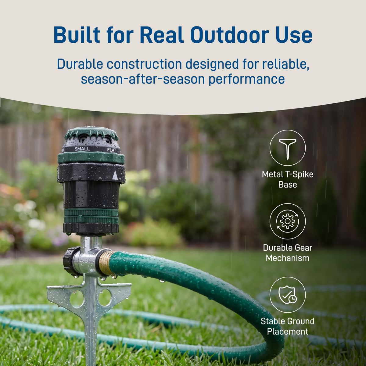 Orbit H2O-Six spike-easy-setup enables quick installation.