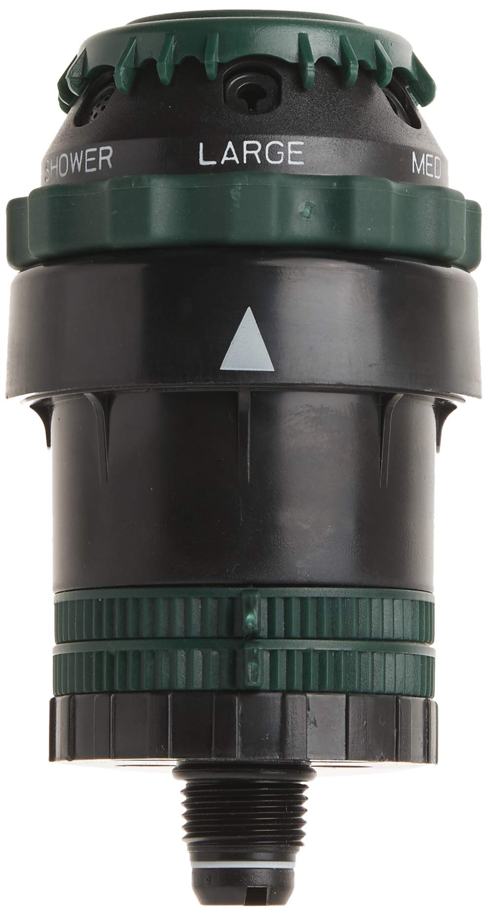 Orbit H2O-Six sprinkler with six spray patterns for versatile lawn coverage