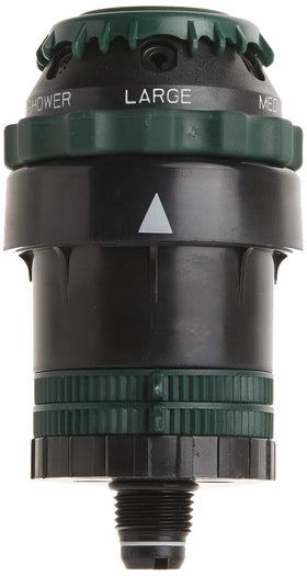 Orbit H2O-Six sprinkler with six spray patterns for versatile lawn coverage