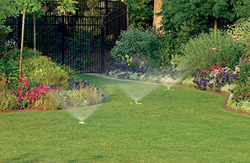 Three Orbit Port-A-Rain sprinkler heads with interchangeable nozzles.