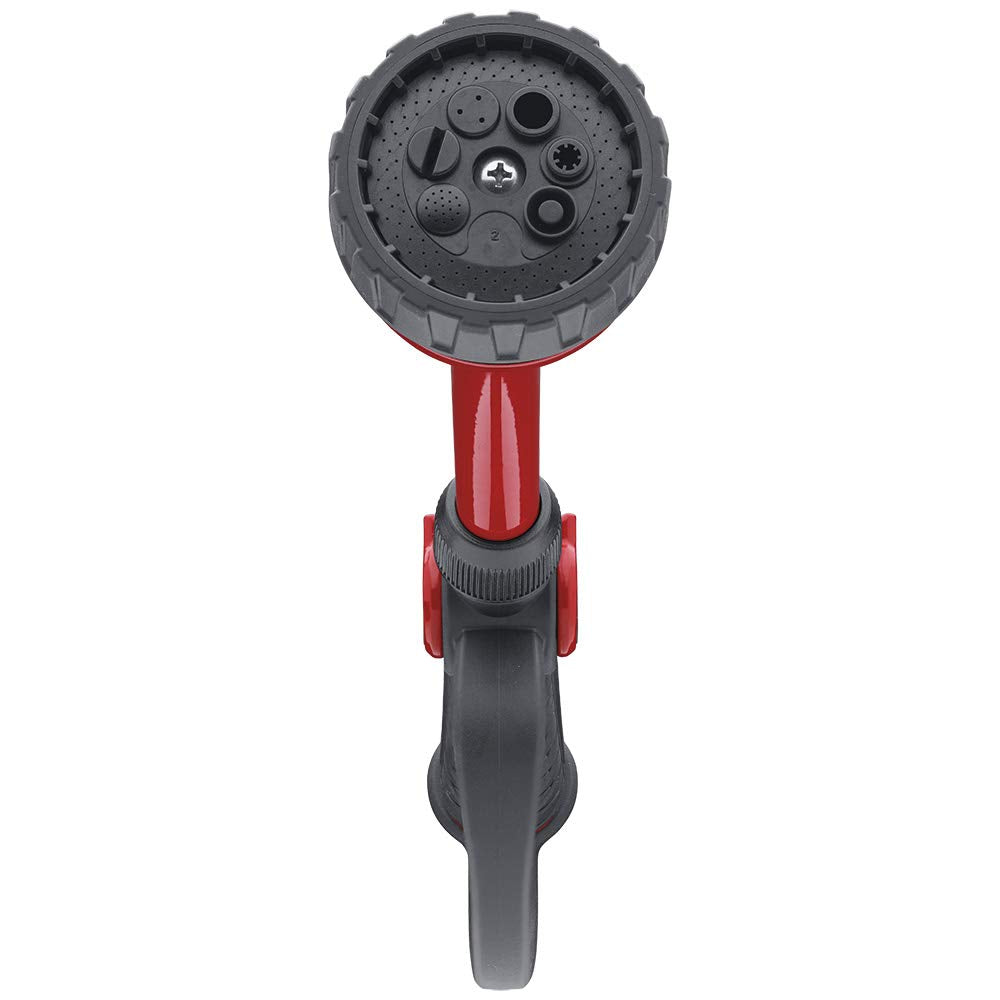 Orbit Pro Flo thumb-control wand enables precise flow for targeted watering.