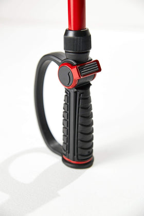 Orbit Pro Flo wide-spray pattern covers large areas quickly without splashing.