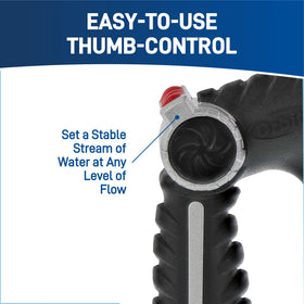 Orbit Pro Series soft shower setting for delicate flowers