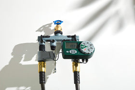 Orbit System rain delay demonstrates water savings by skipping cycles after rainfall