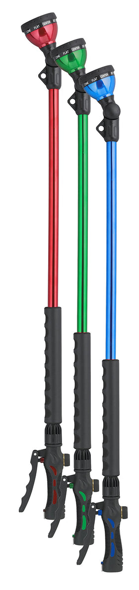 Orbit ratcheting head wand: angle the water direction to reach tricky spots.
