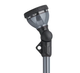 Orbit rubber grip wand: comfortable front trigger for extended watering sessions.