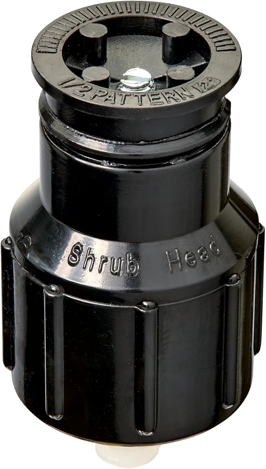Orbit shrub sprinkler head filter prevents debris for reliable irrigation.