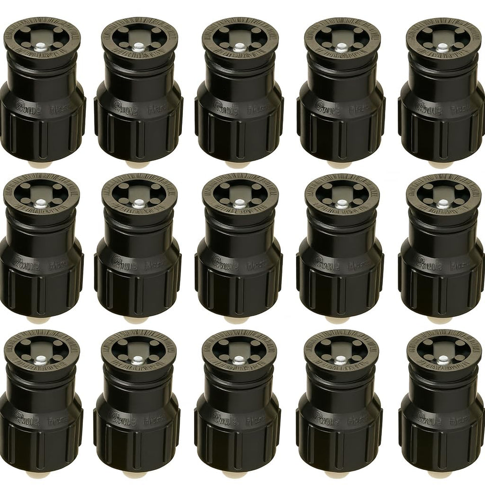 Orbit shrub sprinkler head half-pattern spray for even coverage in shrubs