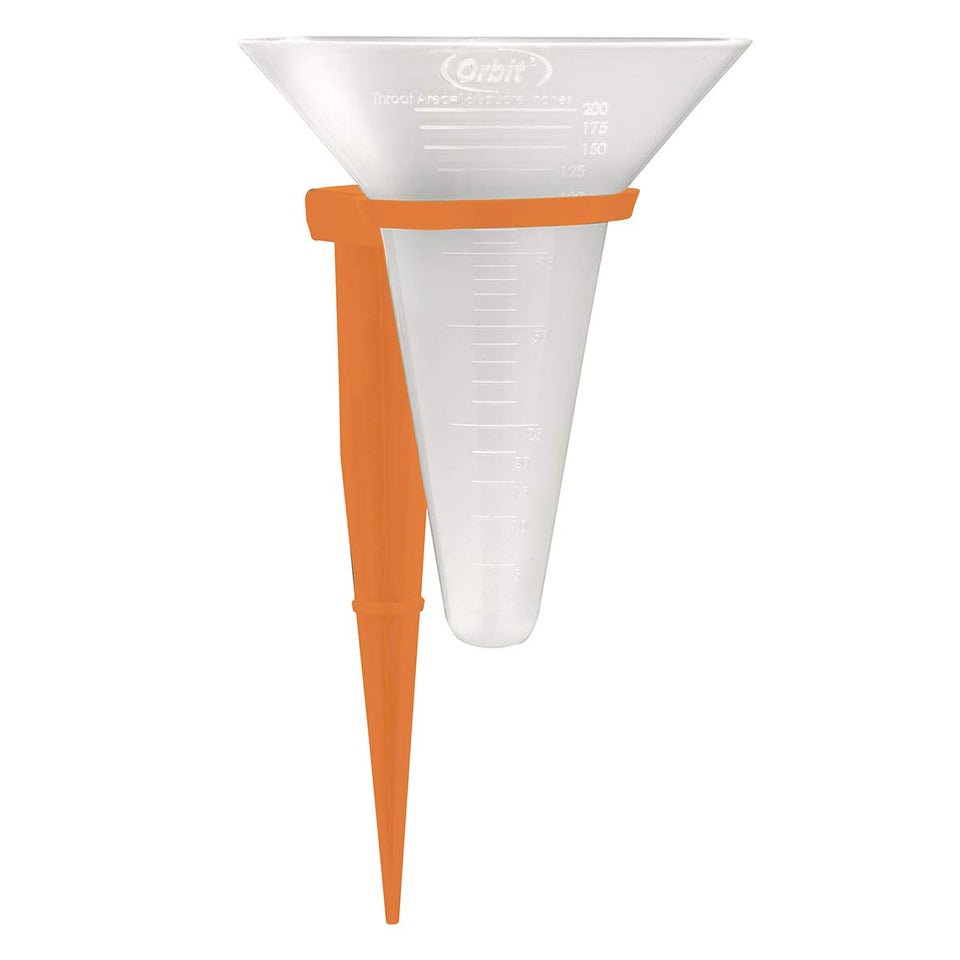 Orbit sprinkler catch cups 12-pack for precise water sampling and smarter zone scheduling.