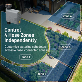Orbit Wi-Fi hub included enables remote watering control from anywhere