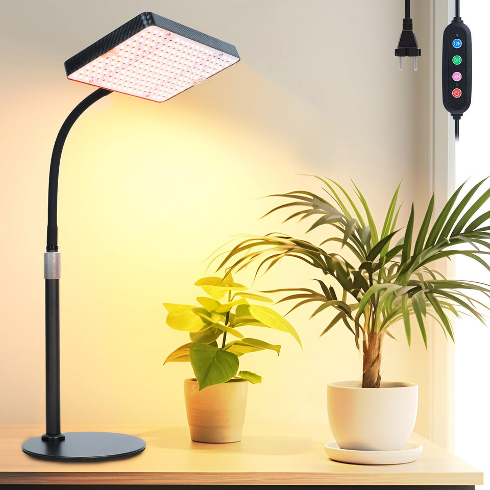 Orchbloom tabletop grow light base for stable, clutter-free desk placement