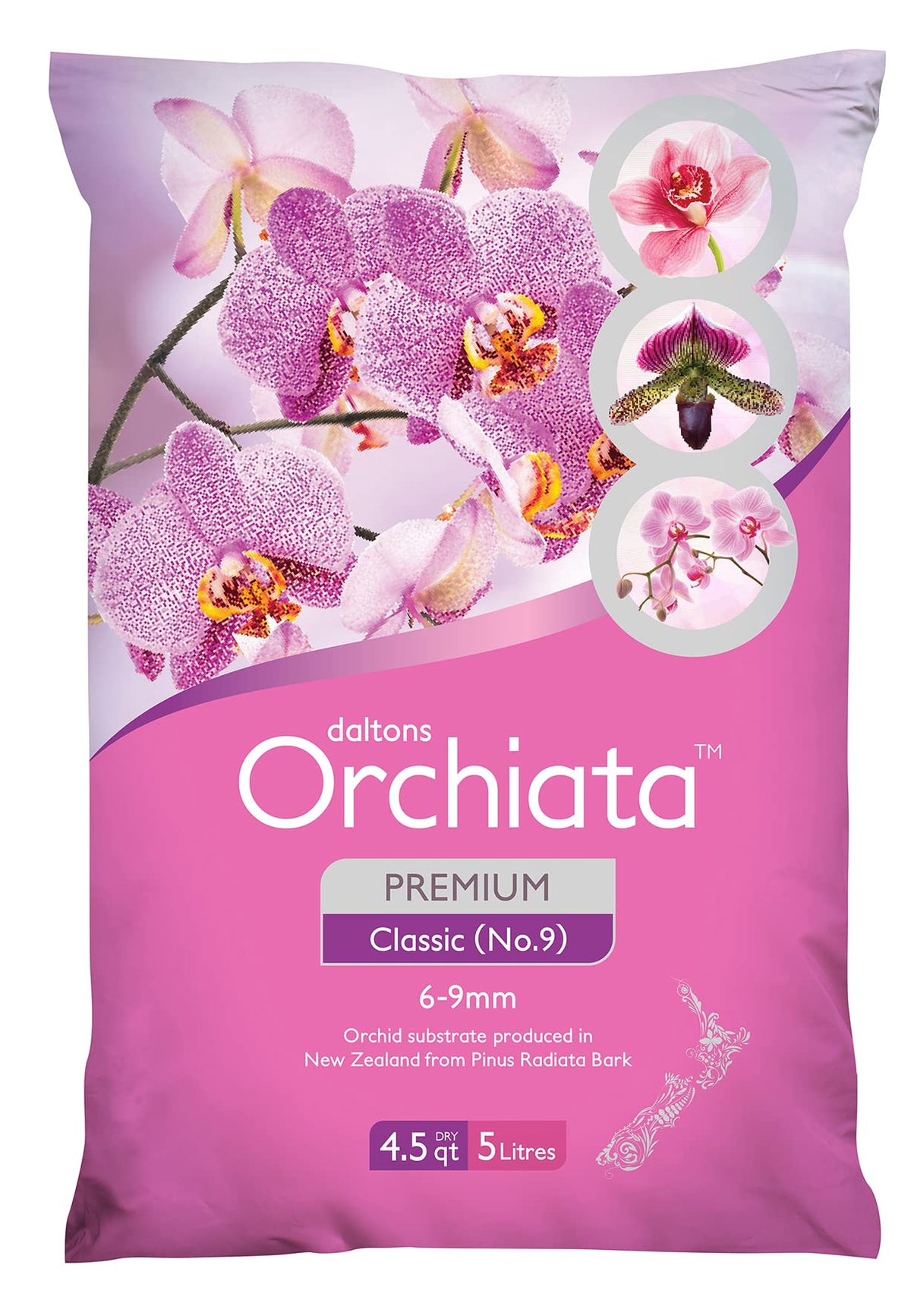 Orchiata Orchid Bark close-up showing aeration for healthy roots