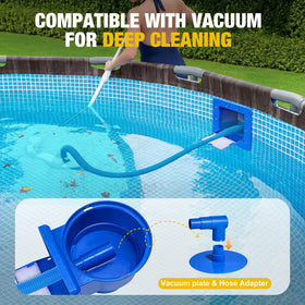 Orealla universal vacuum plate supports manual vacuums and automatic cleaners