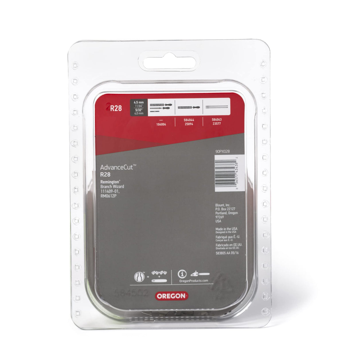 Narrow 0.043 inch gauge reduces kerf while keeping durability.