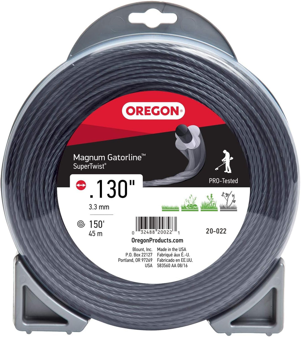 Oregon Gatorline Super-Twist donut coil ready for heavy-duty trimming