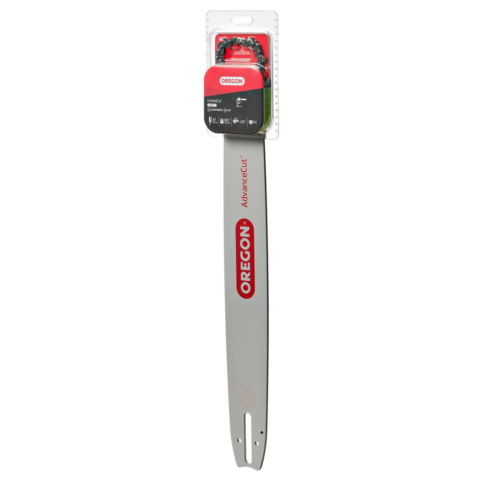 Oregon 20-inch bar and chain for versatile yard work