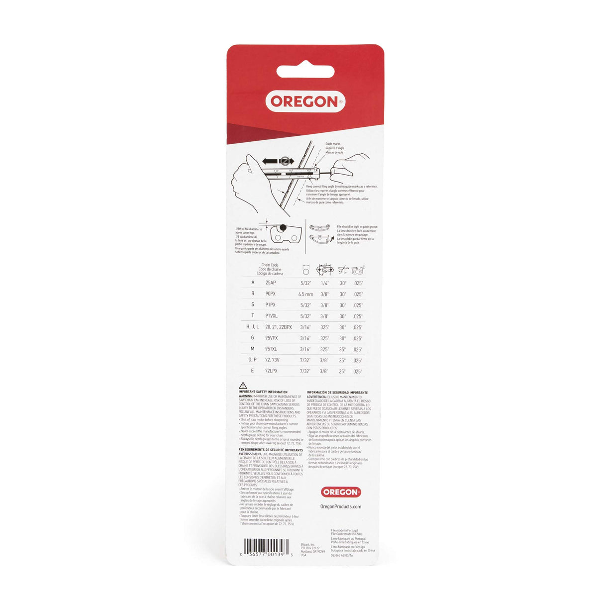 Oregon 25894 round file included for precise, ready-to-use filing