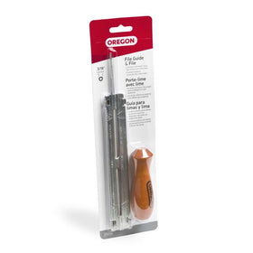 Oregon 25896 guide frame alignment ensures repeatable filing positions.