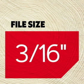 Oregon 25896 kit includes two premium files for efficient on-site sharpening.