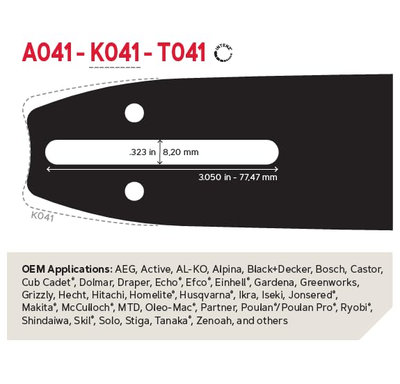 Oregon 27856 AdvanceCut S52 chain shown for durable, low-profile cutting performance.