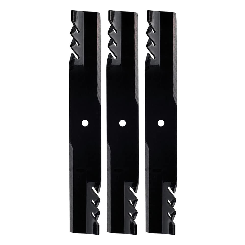 Oregon 396-730 Gator Mulcher blade closeup for John Deere compatibility
