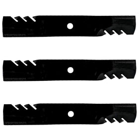 Oregon 3PK G6 Gator mulching blades for 54-inch Kubota Kommander deliver precise mulch.