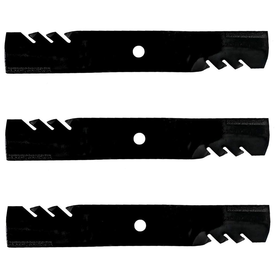 Oregon 3PK G6 Gator mulching blades for 54-inch Kubota Kommander deliver precise mulch.