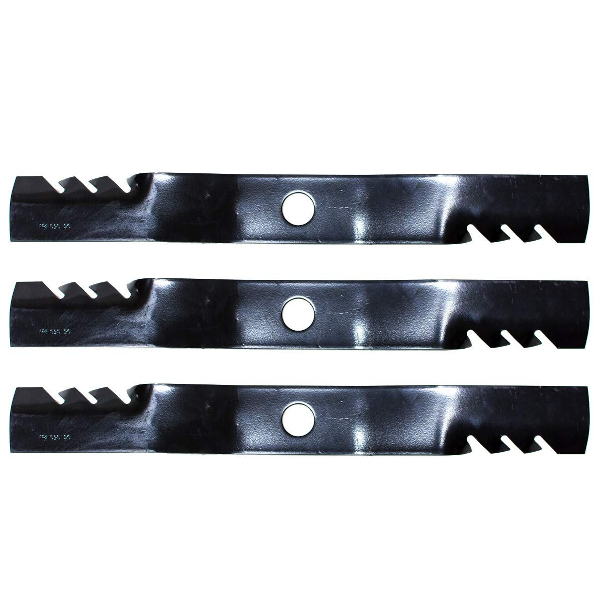 Oregon Gator 96-363 blades, left view, for Kubota mowers delivering clean, precise cuts