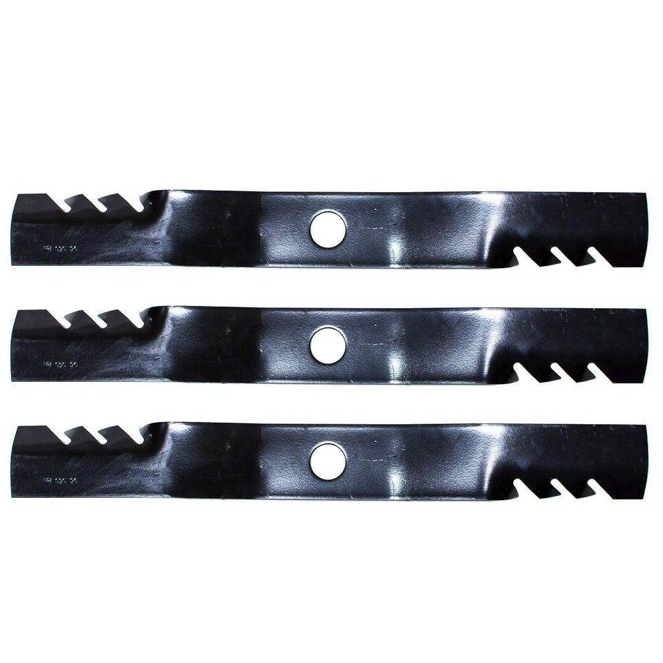 Oregon Gator 96-363 blades, left view, for Kubota mowers delivering clean, precise cuts