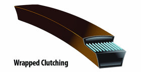 Oregon 75-685 belt installed on a Troy-Bilt horse model showing precise fit