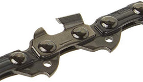 Oregon AdvanceCut chain with narrow kerf cutting for efficient performance.
