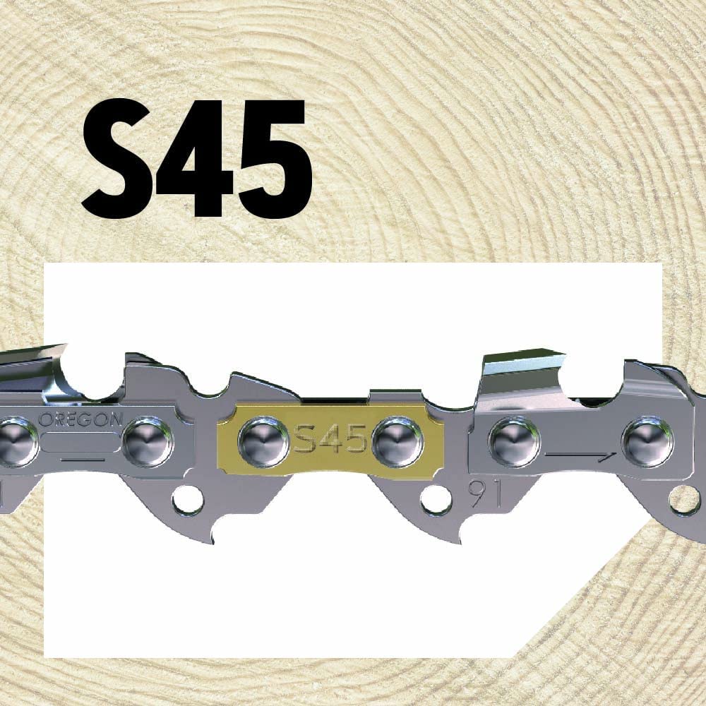 Oregon AdvanceCut S45 low vibration design for smoother cuts and less fatigue