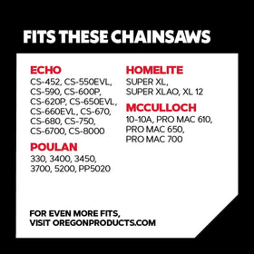 Oregon D70 AdvanceCut semi-chisel cutting technology reduces debris and wear