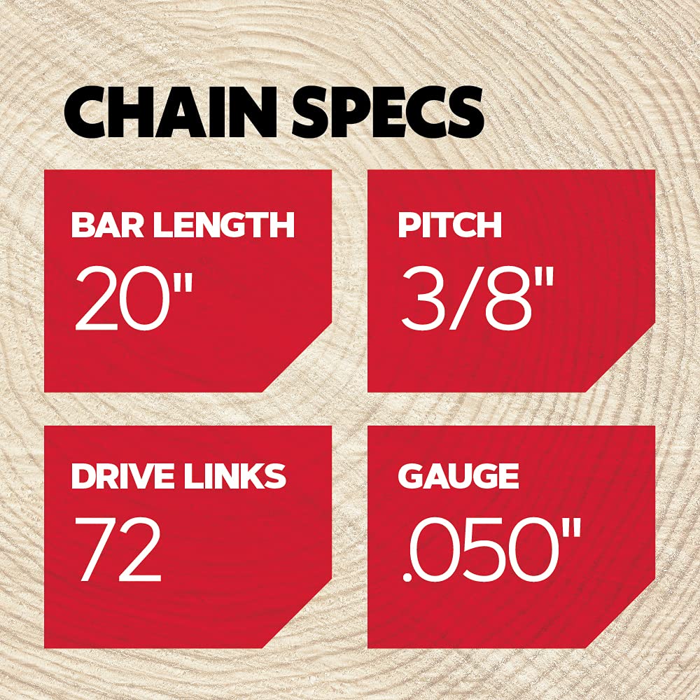 Oregon D72 Lubri-Tec oils key parts to extend chain life.