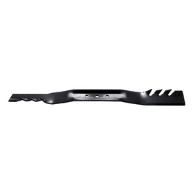 Oregon Gator 3-N-1 blade close-up with mulching teeth for efficient clipping