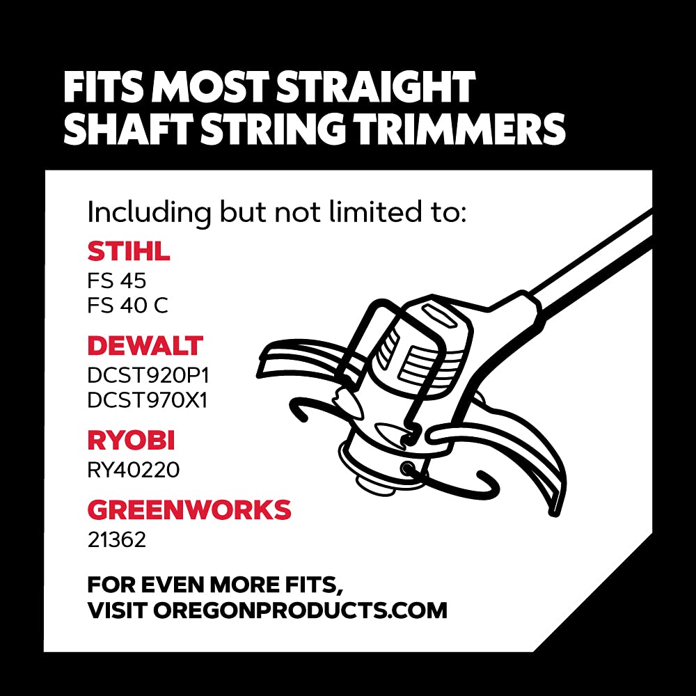 Oregon Gatorline Super-Twist inner-core close-up showing high strength