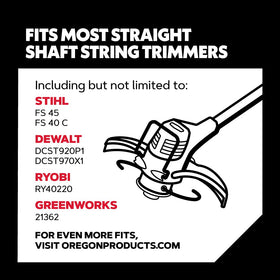 Oregon Gatorline Super-Twist inner-core close-up showing high strength