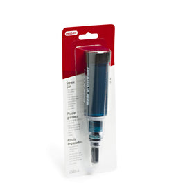 Oregon grease gun 40469-A side view for easy lubrication on chainsaws