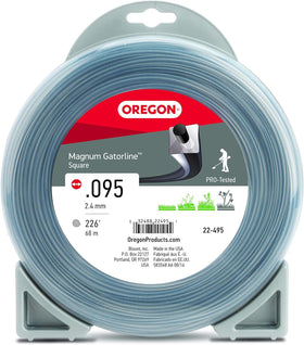 Oregon Magnum Gatorline 0.095 donut pack offers long-lasting durability for heavy-duty trimming.