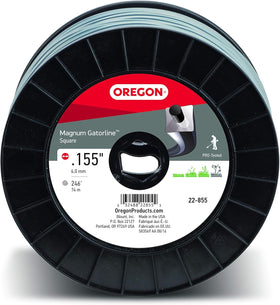 Oregon Magnum Gatorline 155 trimmer line on spool for tough weed cutting