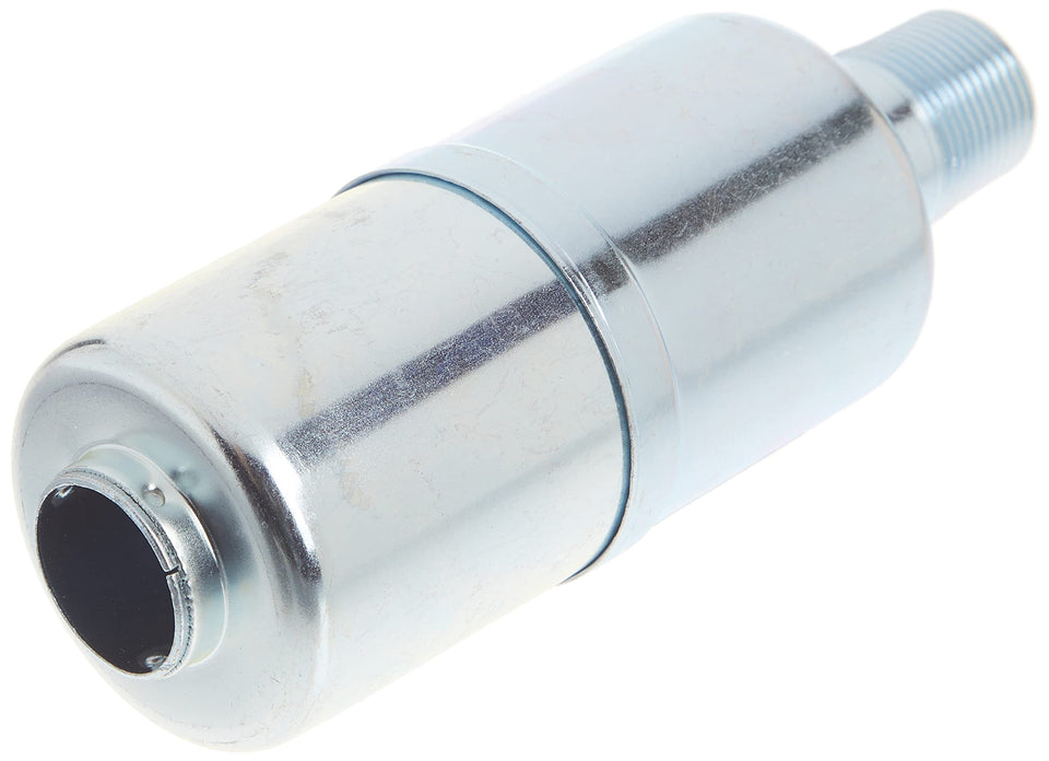 Oregon muffler replacement close-up for Briggs 294599 compatibility and airflow