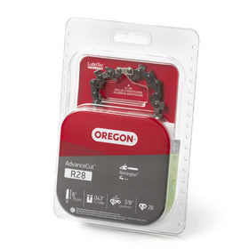 Oregon R28 AdvanceCut chain installed on a 6 inch pole saw for precise trimming.