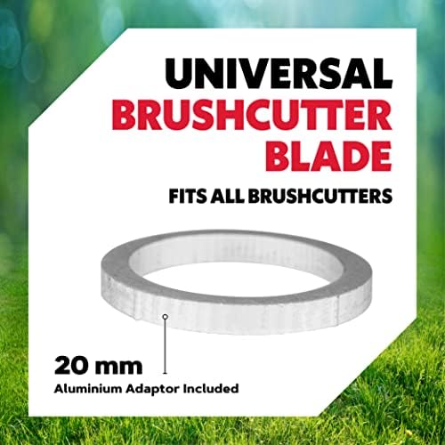 Oregon red blade enhances visibility when cutting through thick vegetation.