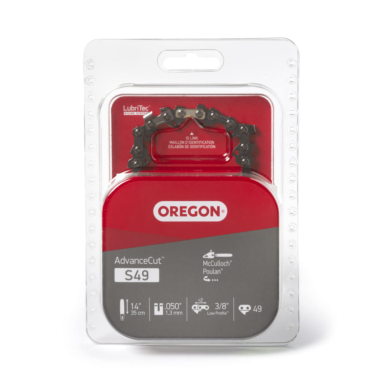 Oregon S49 AdvanceCut is compatible with Craftsman and Poulan 14-inch bars