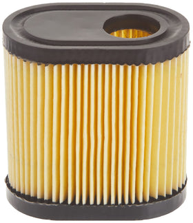 Oregon Tecumseh 36905 air filter in-pack image showing dimensions.