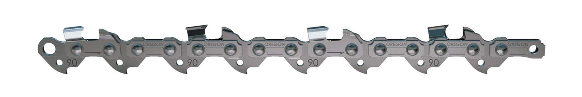 Oregon top-plate filing indicators simplify sharpening and maintenance.