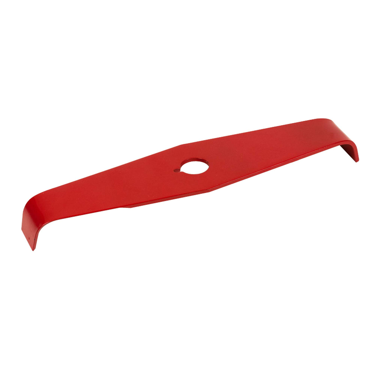 Oregon universal brushcutter blade in red improves visibility in dense brush.