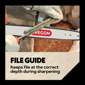 Oregon Universal flat file included for broader shaping in the field