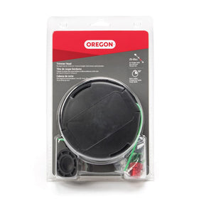 Oregon Universal Trimmer Head loading in 30 seconds for quick lawn maintenance