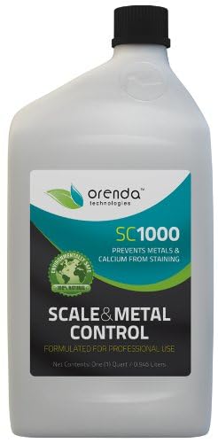 Orenda SC-1000 bottle front-label image highlights NSF-50 certification for safe pool maintenance.